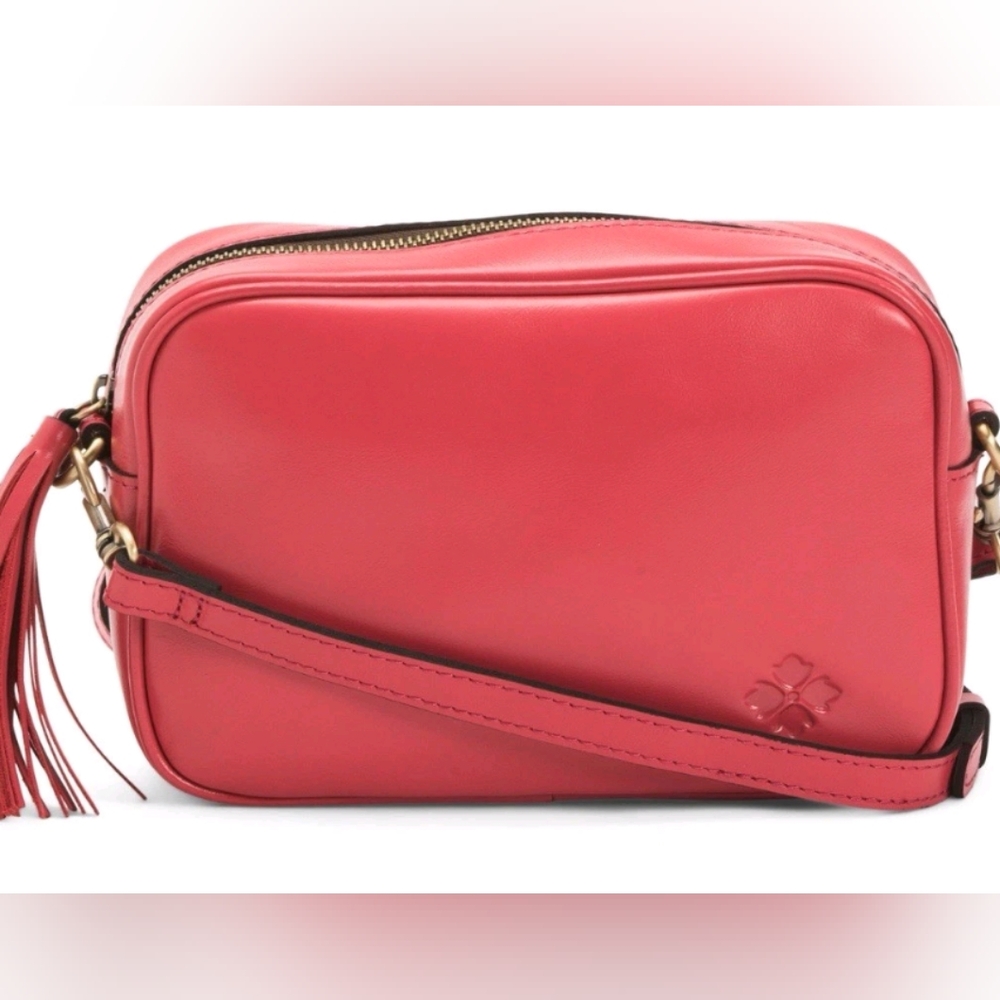 Patricia Nash Josie Vintage Distressed Collection Crossbody Bag~ Passion- NWT